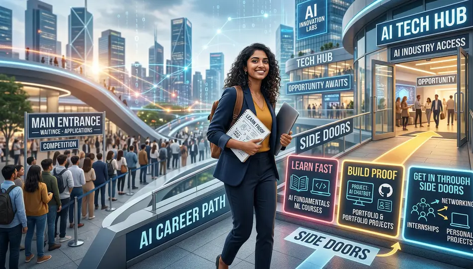 Early-Career Advice in the AI Era Learn Fast, Build Proof, and Get in Through Side Doors